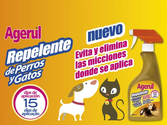 Repelente de perros y gatos Agerul