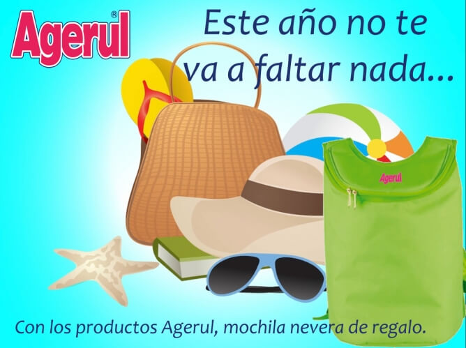 Con Agerul mochila nevera de regalo