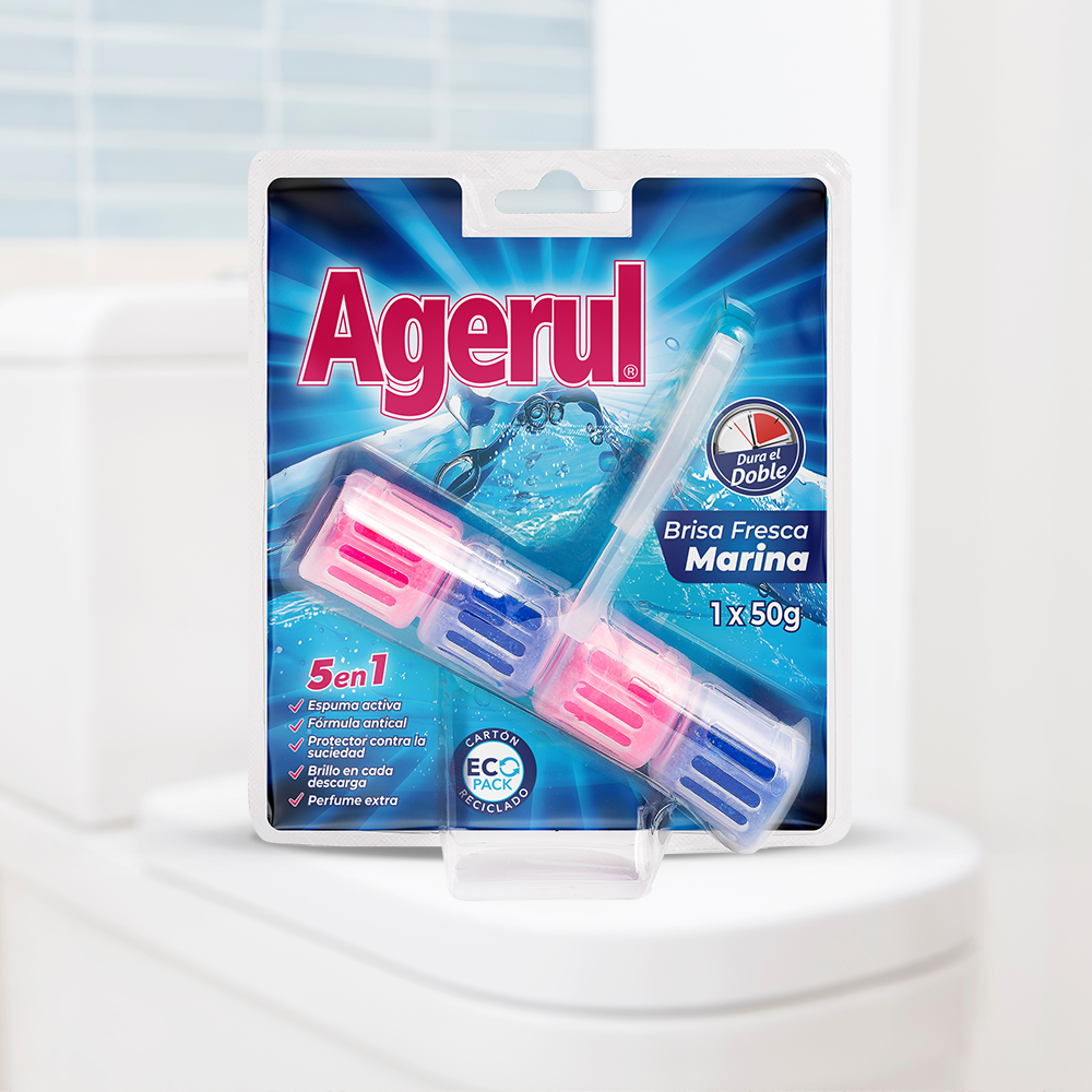 Bloque WC 5 en 1 One Brisa Fresca Marina 10 uds