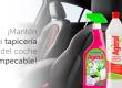 El amoniaco y el quitagrasas ayudan a limpiar la tapicería del coche