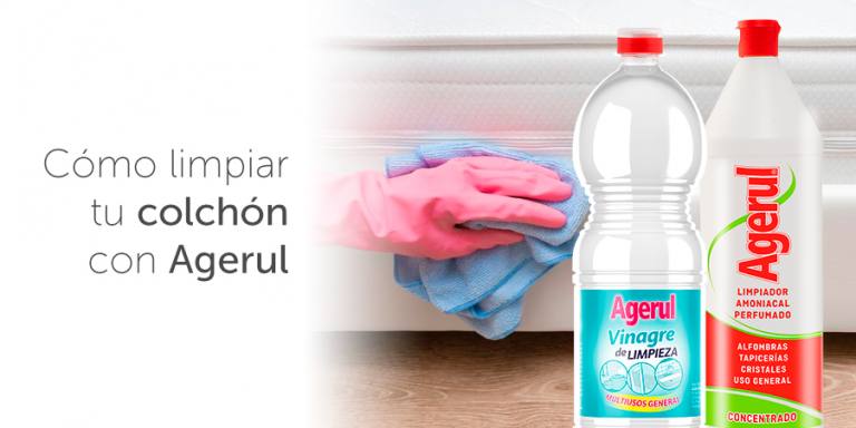 cómo limpiar el colchón con agerul