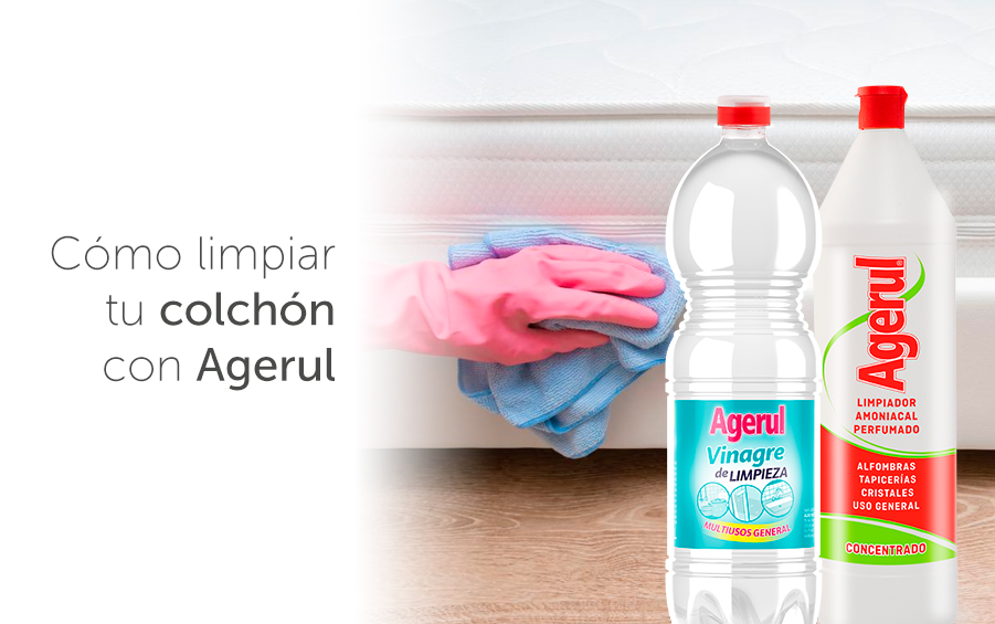 cómo limpiar el colchón con agerul