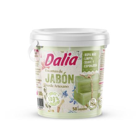 Dalia jabón en escamas Verde